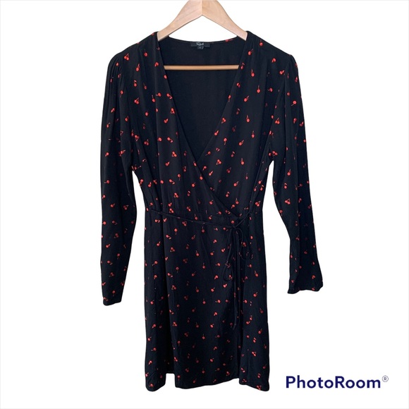 Rails Lola Metallic Cherries Wrap Dress - Picture 4 of 9